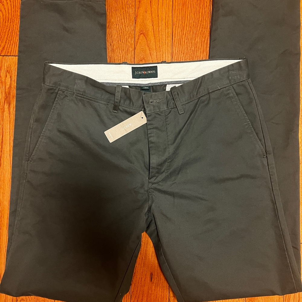 J.Crew | Grey-Green 484 Slim-fit Chinos | Men’s 31x34